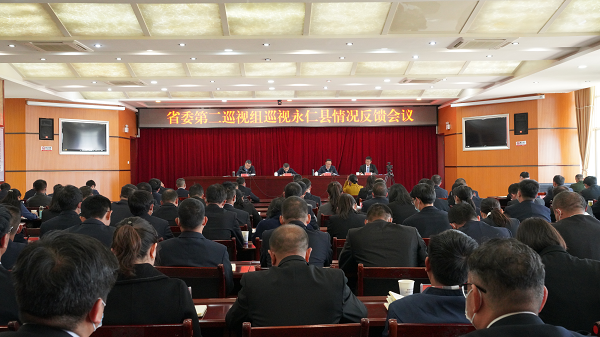 省委第二巡视组向永仁县反馈巡视情况